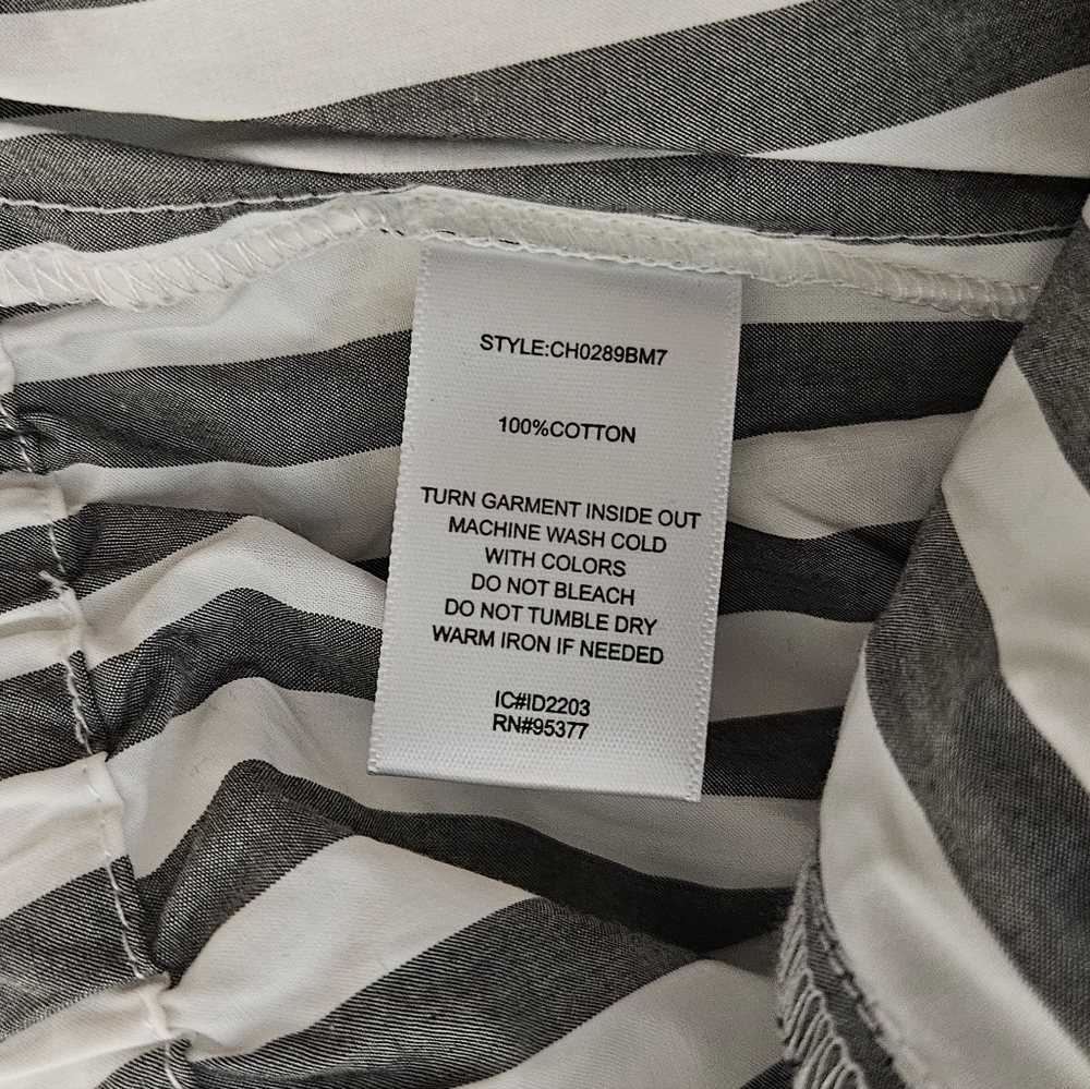 Sanctuary Striped Gray Women's Shorts - Picture 9 of 9